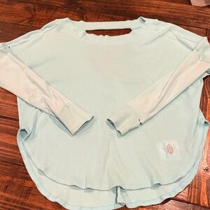FP Movement by Free People Aqua Long Sleeve Top. Simply Layer. M. Great shape!